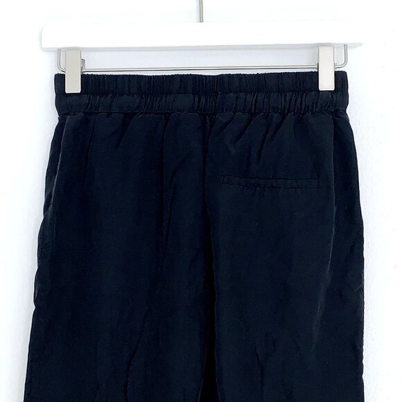 & Other Stories black drawstring paperbag cropped pant size 2 - Picture 5 of 11